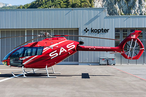 HB-ZXA SKYe SH09 by swissheli.com