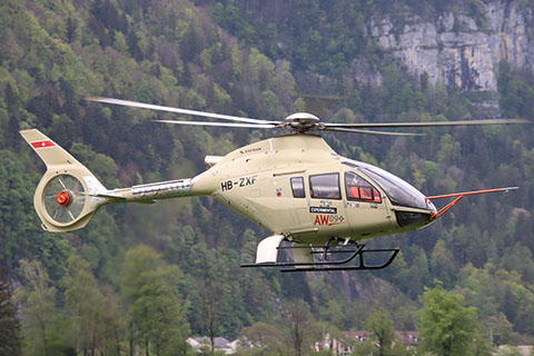 航空機 HB-ZXF Kopter AW09 by swissheli.com